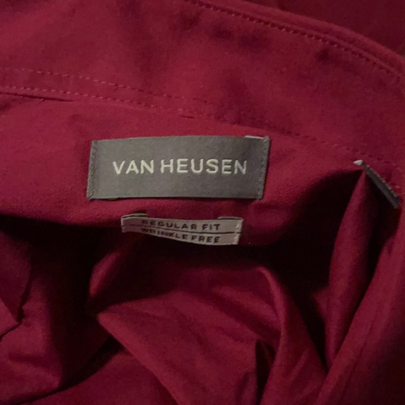 Red button down - Picture 2 of 2